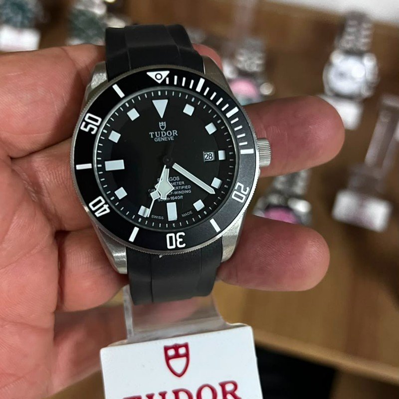 Tudor Pelagos Black Silicone